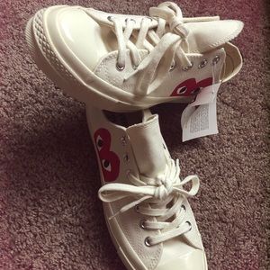 Comme des garcons x converse low top shoes